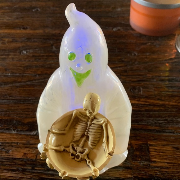 Vintage Halloween Ghost Light Up Rustic 1990’s Decor Party Holiday Battery - Picture 10 of 16